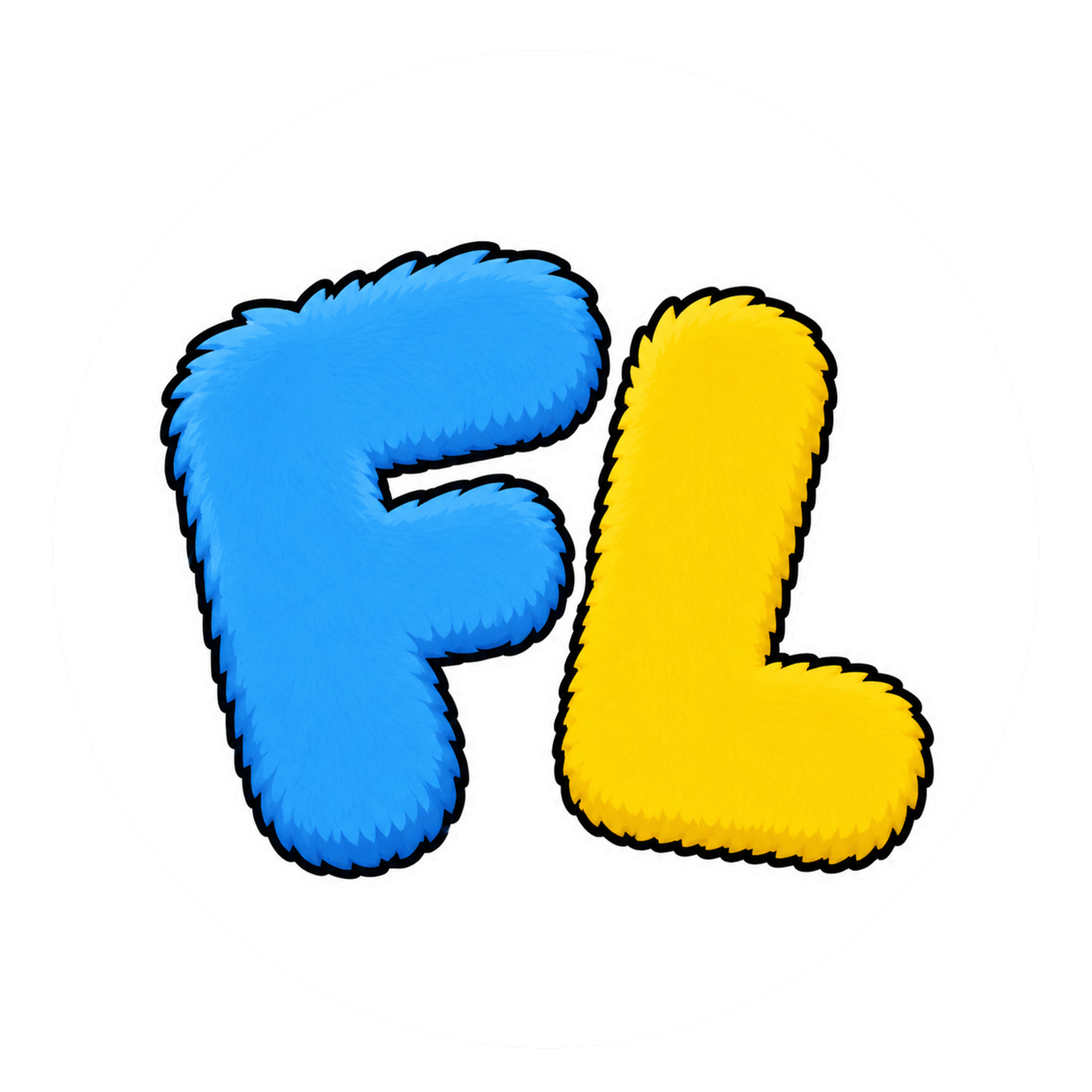 Fluffs and Laughs Logo